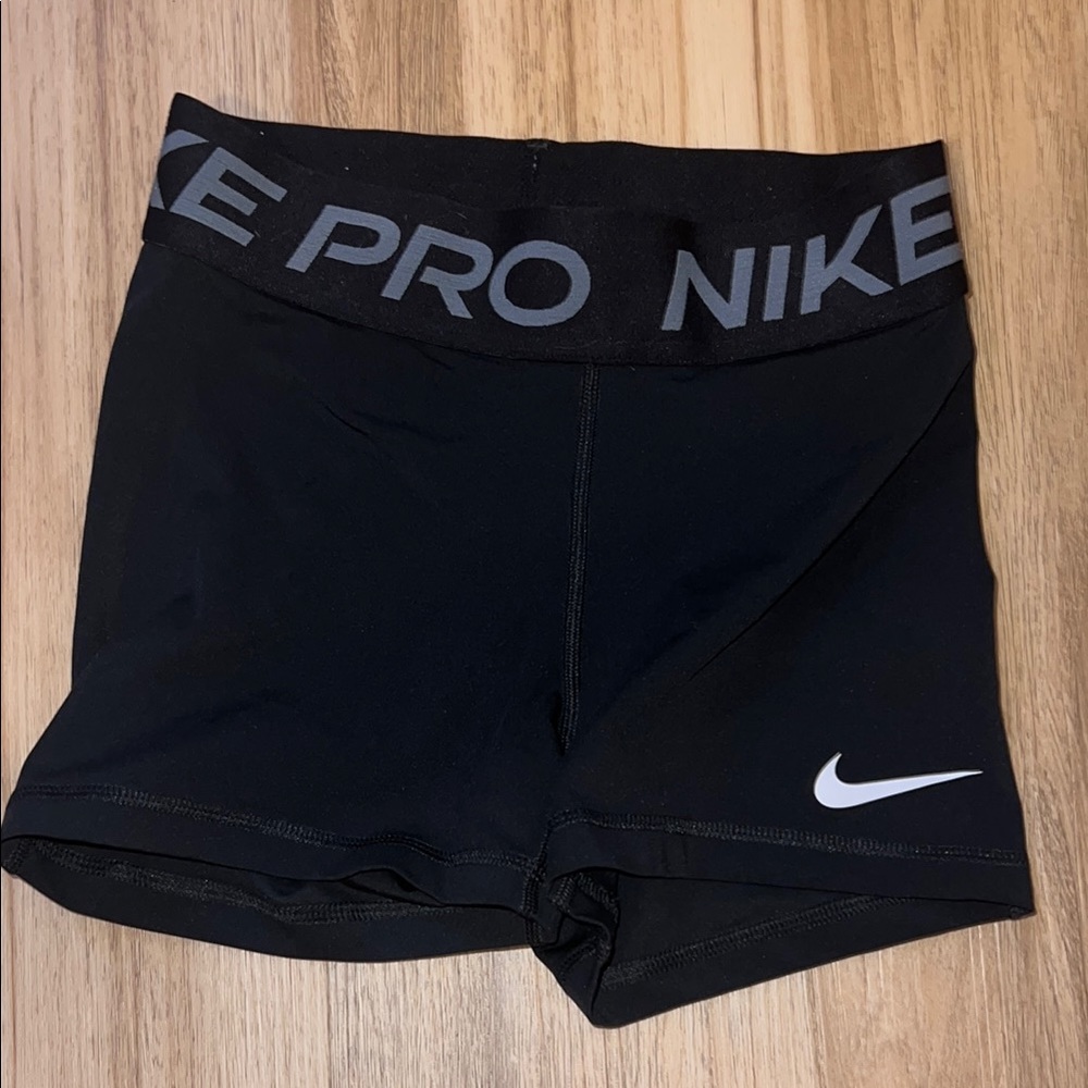 Nike Black Athletic Shorts with Compression Fit